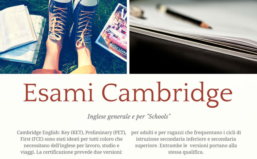 Esami Cambridge a milano