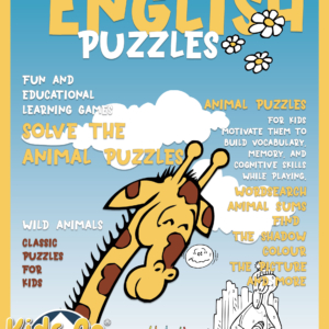 My first English puzzles - wild animals