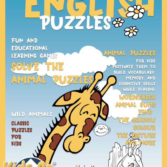 My first English puzzles - wild animals