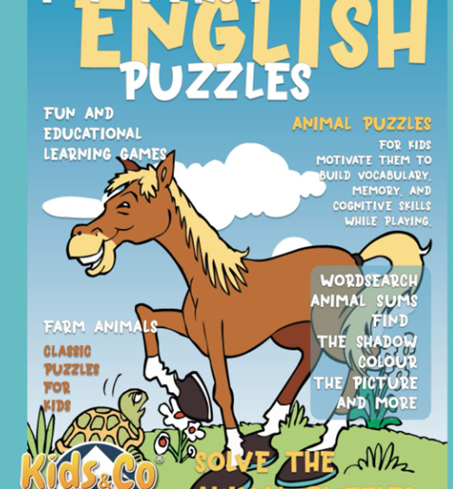 My first English puzzles - Farm animals